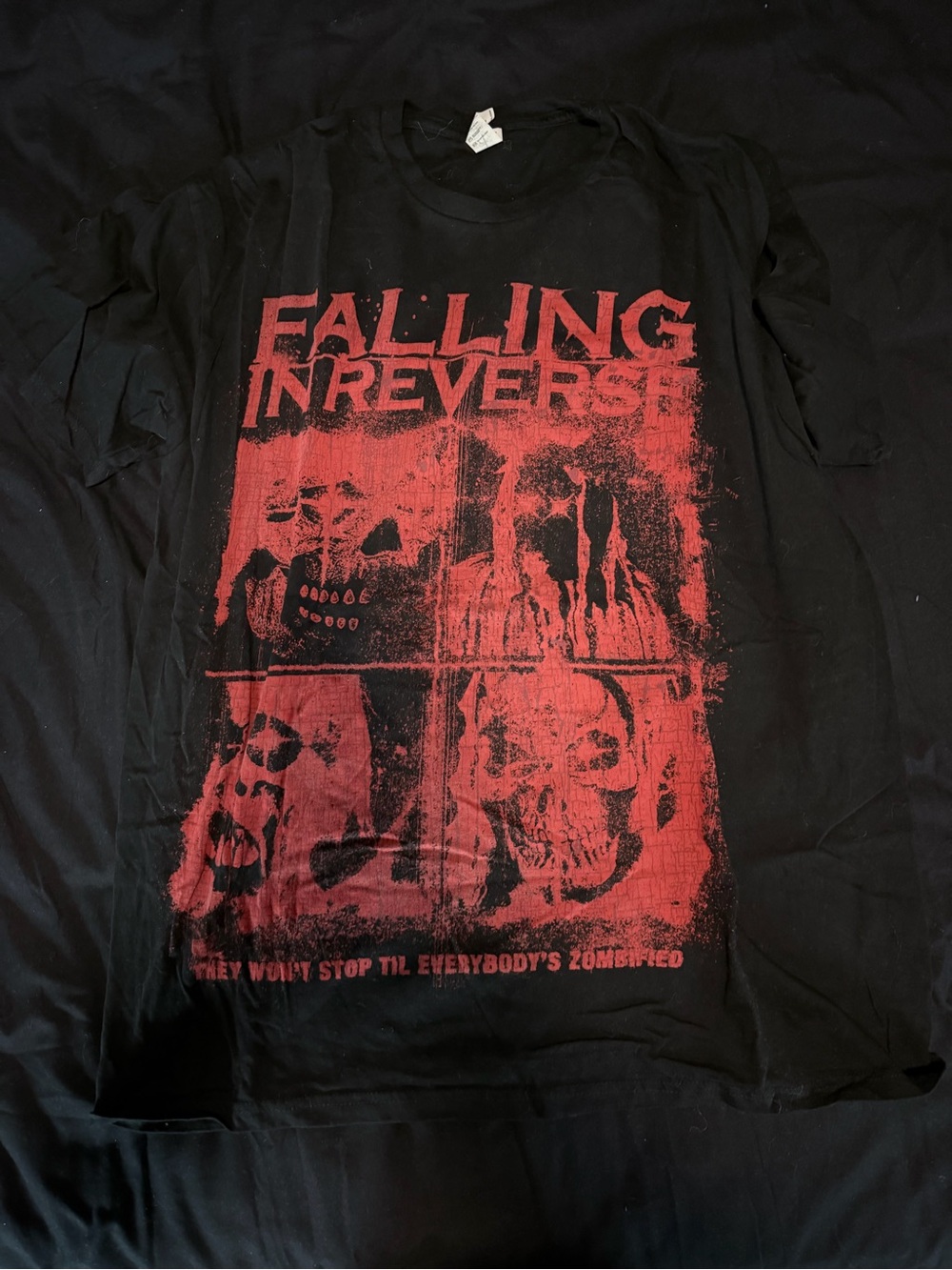 Falling in Reverse Zombified Band T-Shirt Graphic Tee